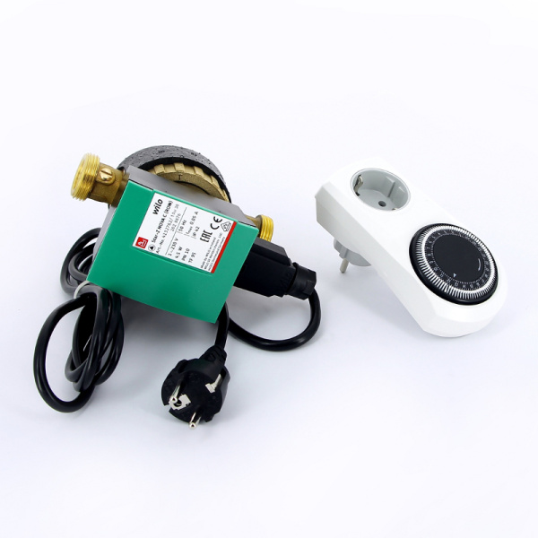 Насос традиционный для систем ГВС (штекерный таймер, кран, обратный клапан) Star-Z NOVA C